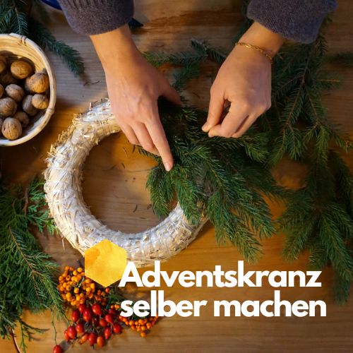Adventskranz selber machen (4 Varianten)