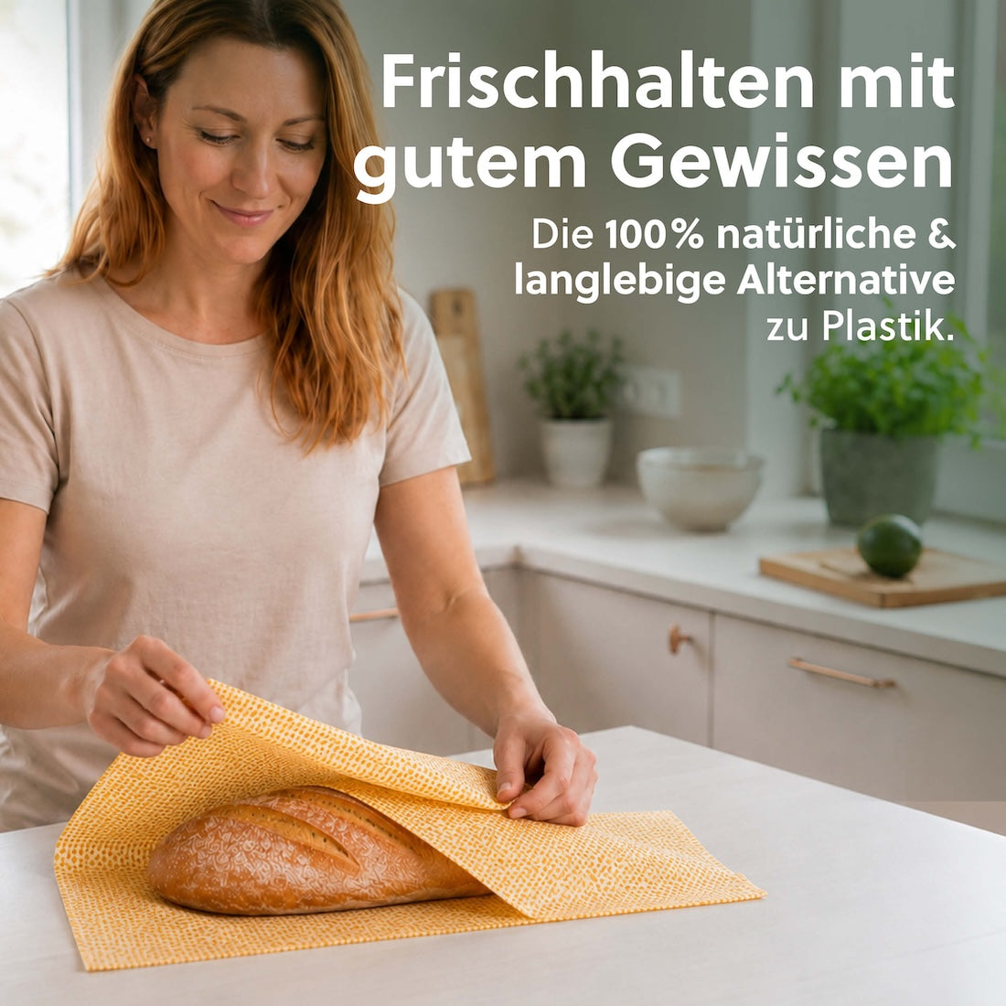 Bienenwachstuch Rolle, 100x35cm