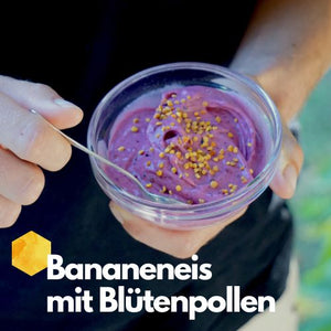 Rezept: Bananeneis mit Blütenpollen
