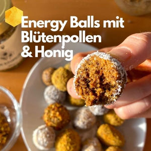 Rezept: Energy Balls - Energiekugeln mit Blütenpollen
