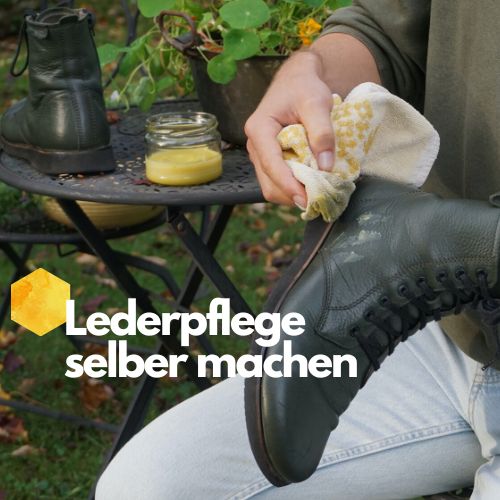 Lederpflege selber machen mit Bienenwachs