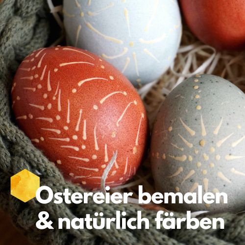 Sorbische Ostereier, Wachstechnik & MAGAZIN Naturfarben beegut 
