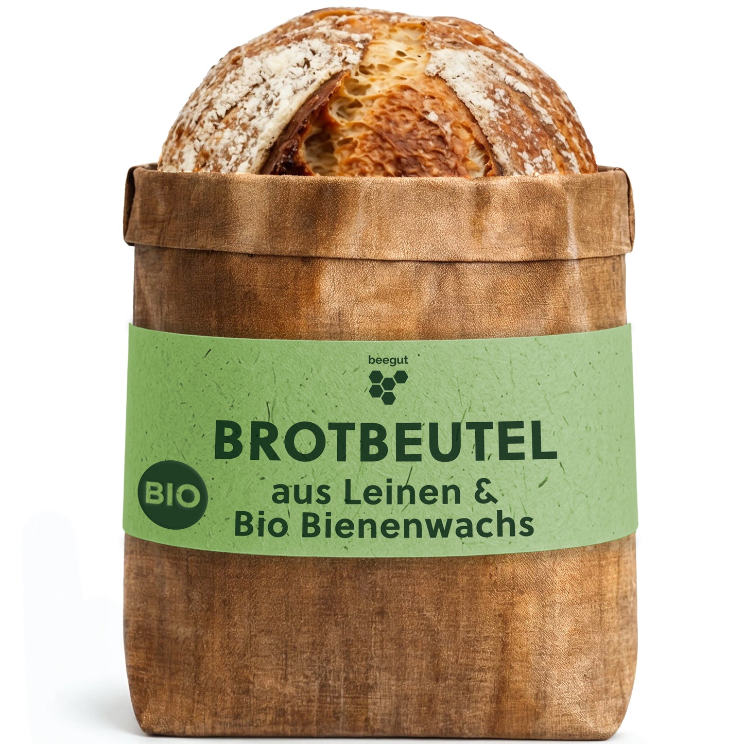 Bienenwachstuchbeutel Leinen