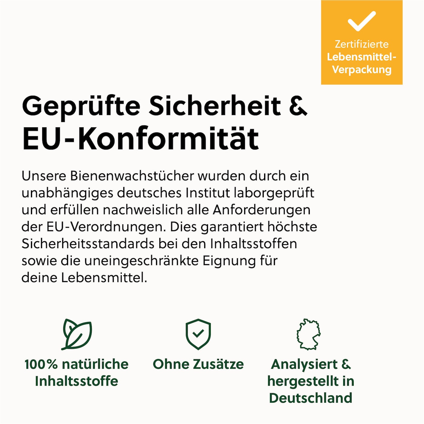 Bienenwachstuchbeutel Leinen