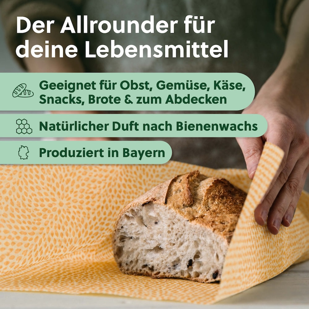 Bienenwachstuch Rolle, 100x35cm