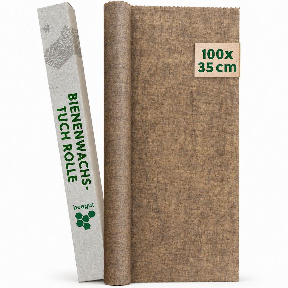 Bienenwachstuch Rolle Leinen, 100cm x 35cm