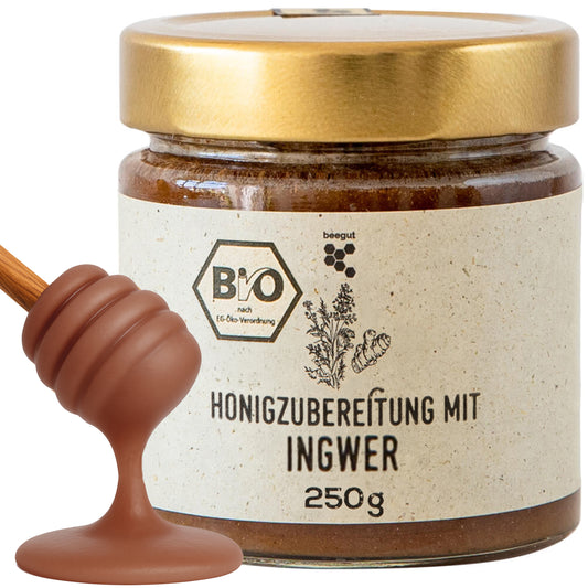 BIO Honigzubereitung mit Ingwer, 250g