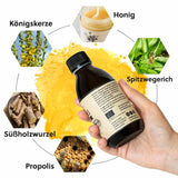 BIO Propolis Sirup mit Spitzwegerich & Königskerze, 200ml