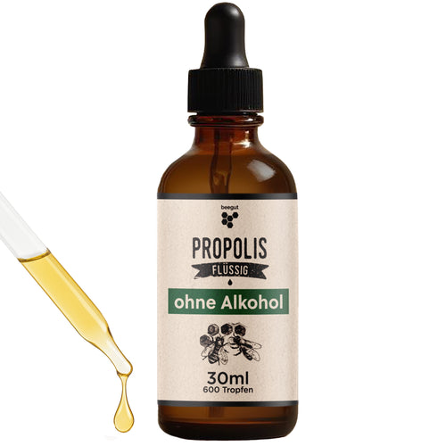 Ohne Alkohol & wasserlöslich=>Unsere Propolis Tropfen lösen sich ganz einfach im Wasser auf und eignen sich zur inneren Einnahme. Geeignet auch für Kinder und all jene, die auf Alkohol in ihren Produkten verzichten wollen.