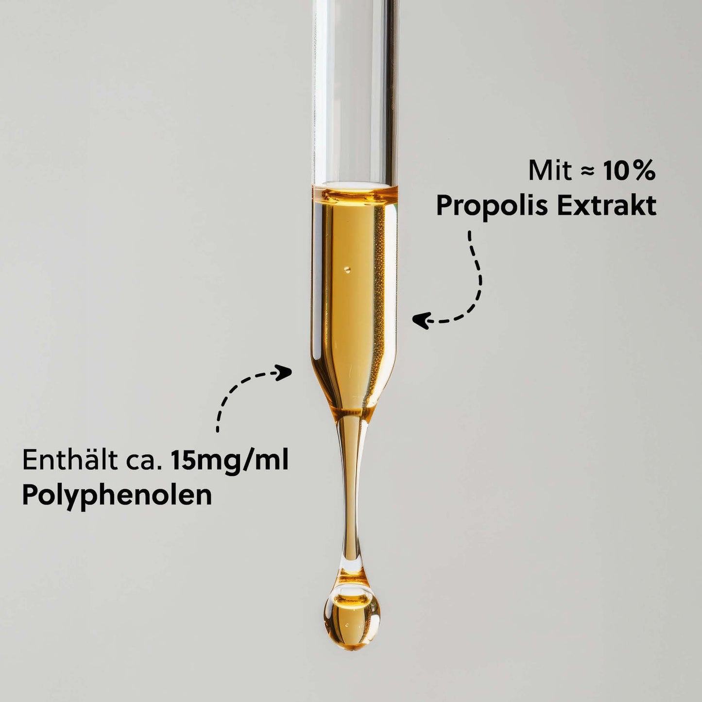 Ohne chemische Zusatzstoffe=>Unsere Tinktur besteht aus Wasser, pflanzlichem Glycerin und Propolis. Ganz ohne chemische Zusatzstoffe. 