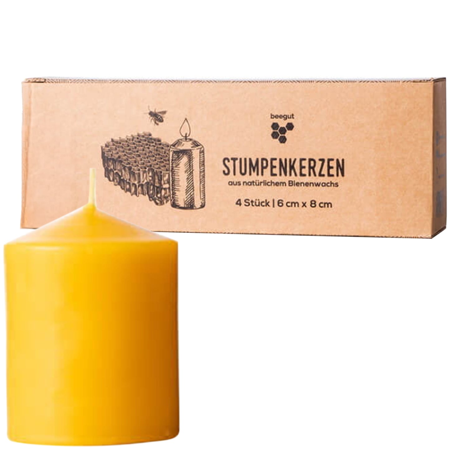 Aus natürlichem Bienenwachs=>Genieße auch Du den natürlichen und angenehmen Duft von Bienenwachs mit einem leichten Hauch von Honig.