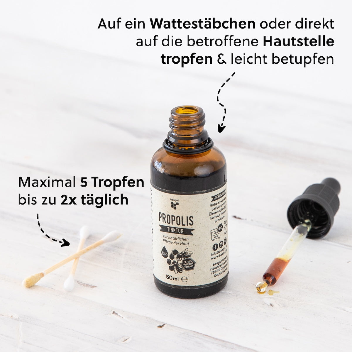 Einfache Dosierung=>Die praktische Pipette ermöglicht eine einfache und präzise Dosierung – ideal für die punktgenaue Anwendung.