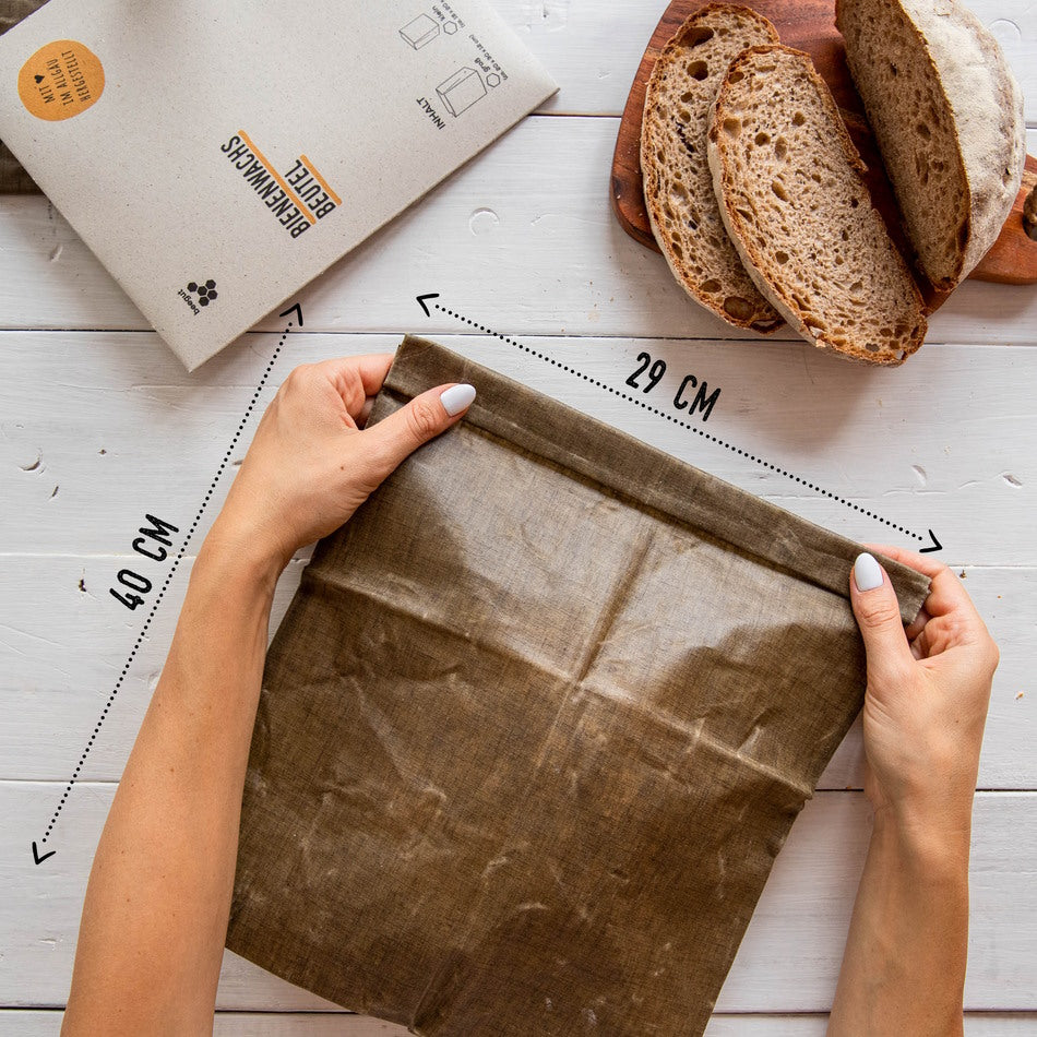 Bienenwachstuchbeutel Leinen