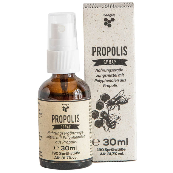 Propolis Spray mit Spitzwegerich & Eukalyptus, 30ml